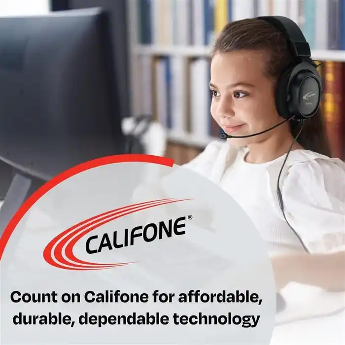Super Sale Califone ST Stereo Audio Splitter, Black, Each